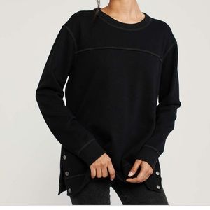 Abercrombie and Fitch SideSnap Crewneck Sweatshirt
